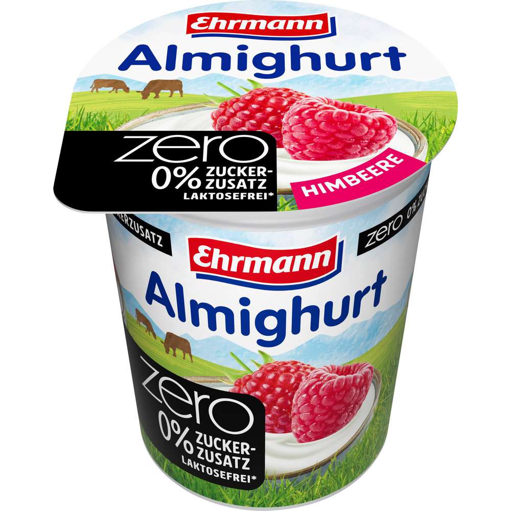 Produktabbildung Ehrmann Joghurt Almighurt Zero, Himbeere