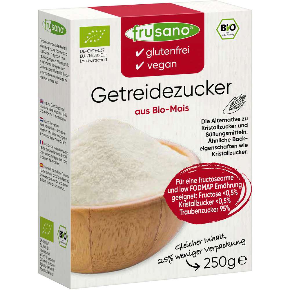 Produktabbildung Frusano Bio Getreidezucker