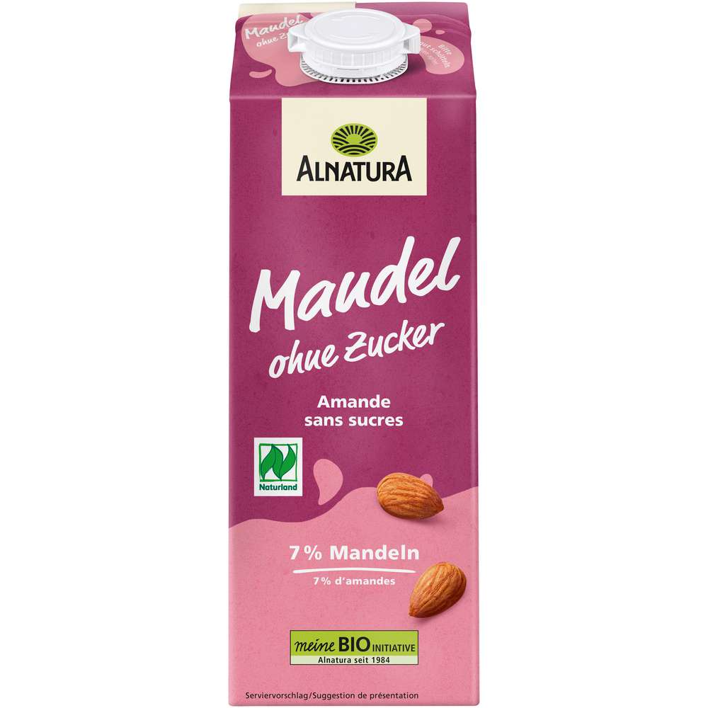 Produktabbildung Alnatura Bio Mandel-Drink, ungesüßt