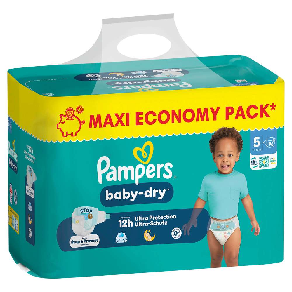 Produktabbildung Pampers Windeln Baby Dry Gr. 5 Junior 11-16 kg