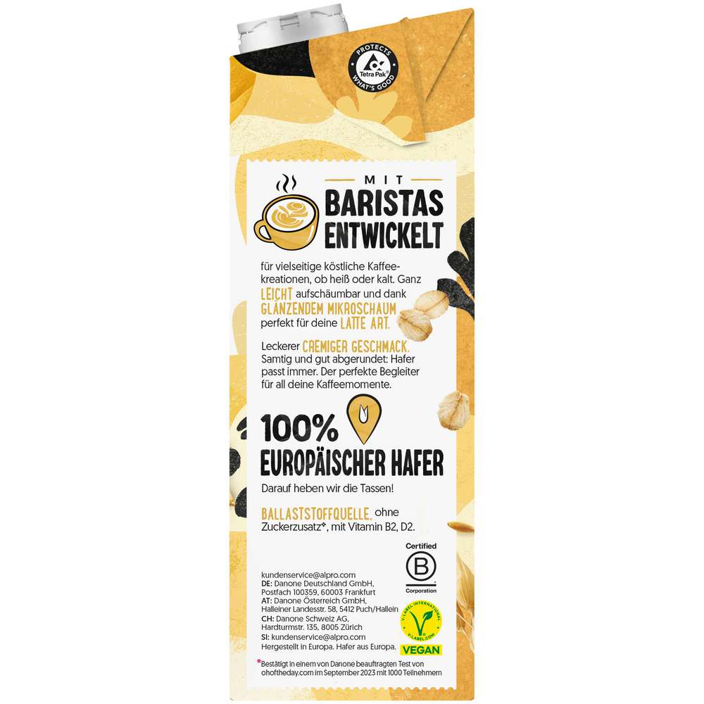 Produktabbildung Alpro Barista Haferdrink