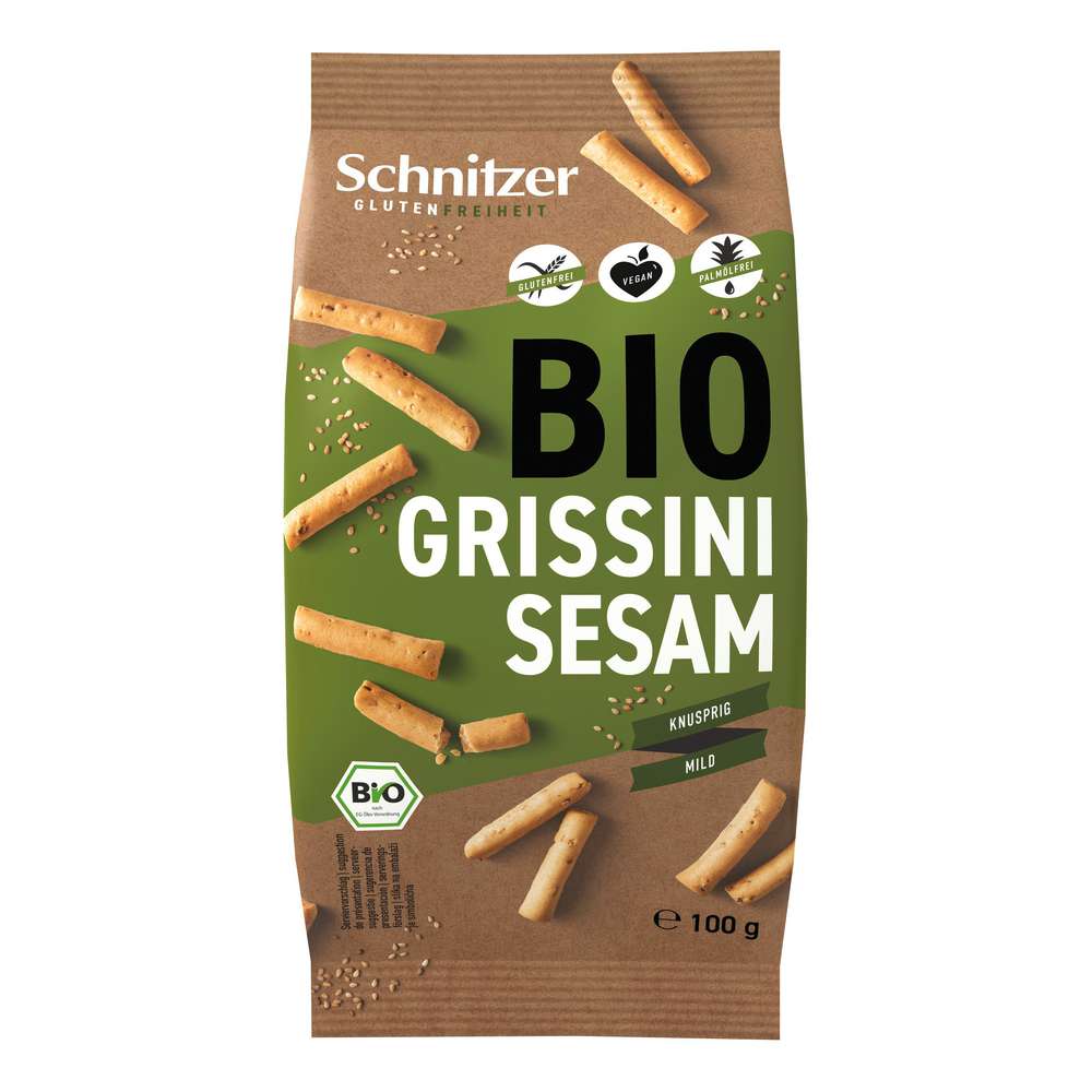 Produktabbildung Schnitzer Bio Grissini, Sesame