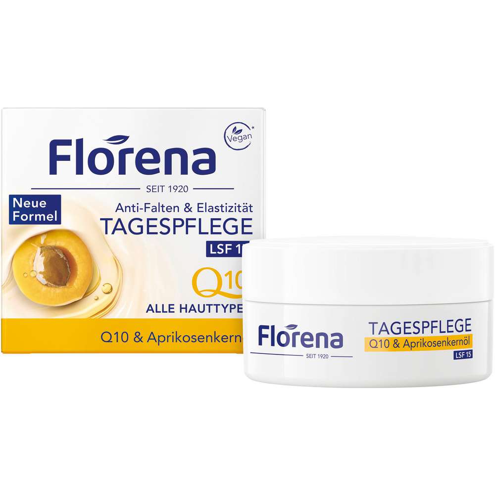 Produktabbildung Florena Tagespflege Q10 & Aprikosenkernöl LSF15
