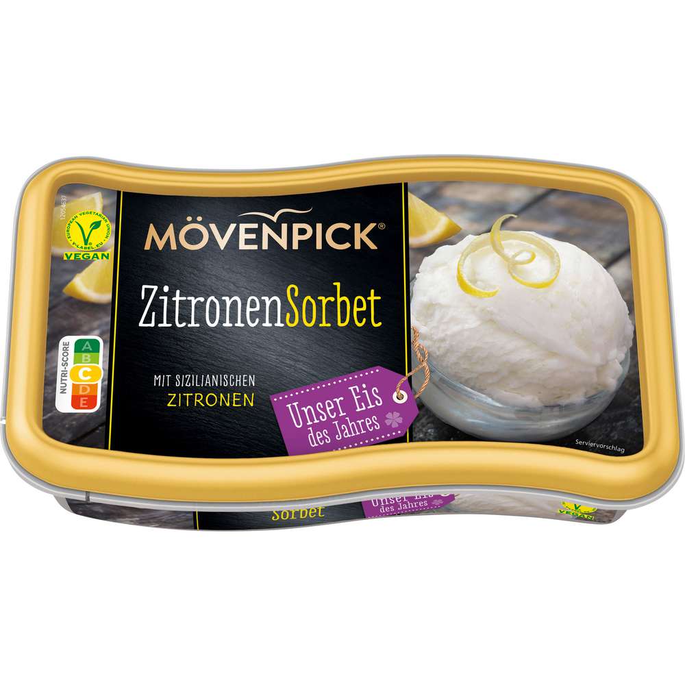 Produktabbildung Mövenpick Eis, Zitronensorbet