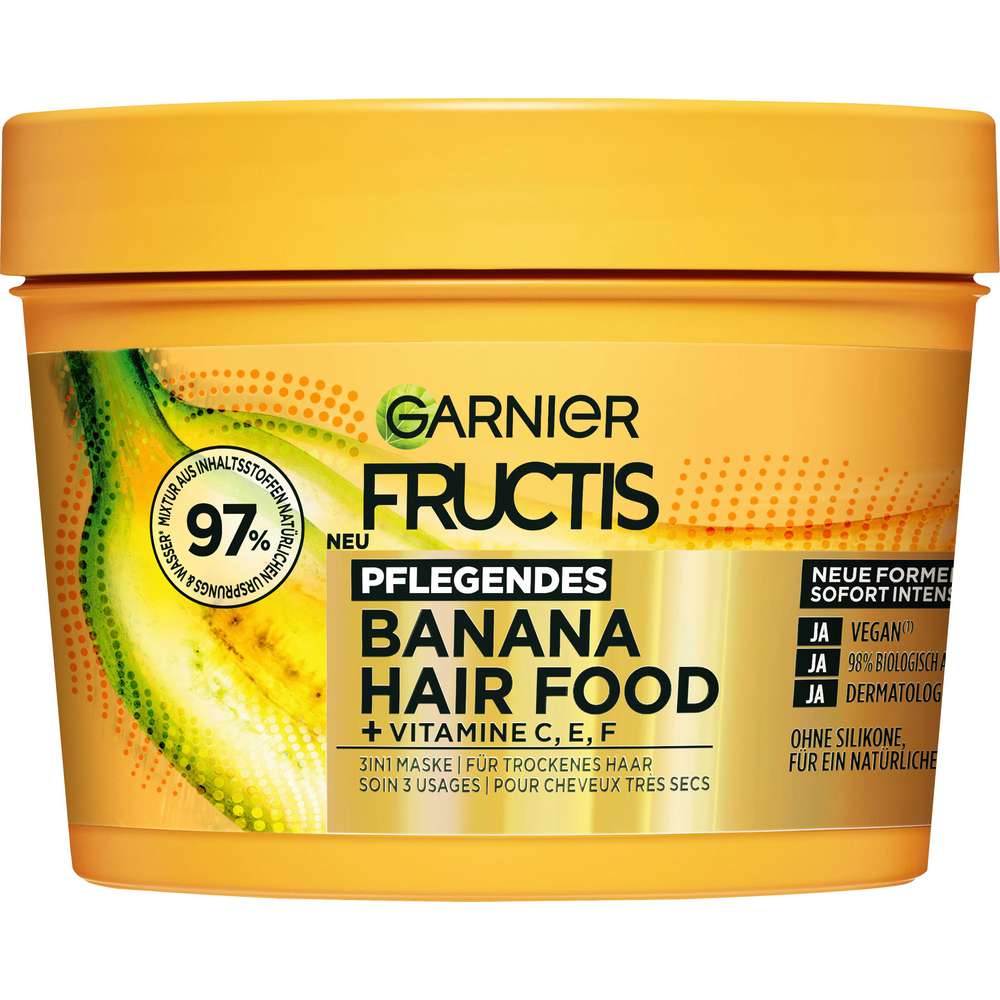 Produktabbildung Garnier Fructis Haarmaske, Banane