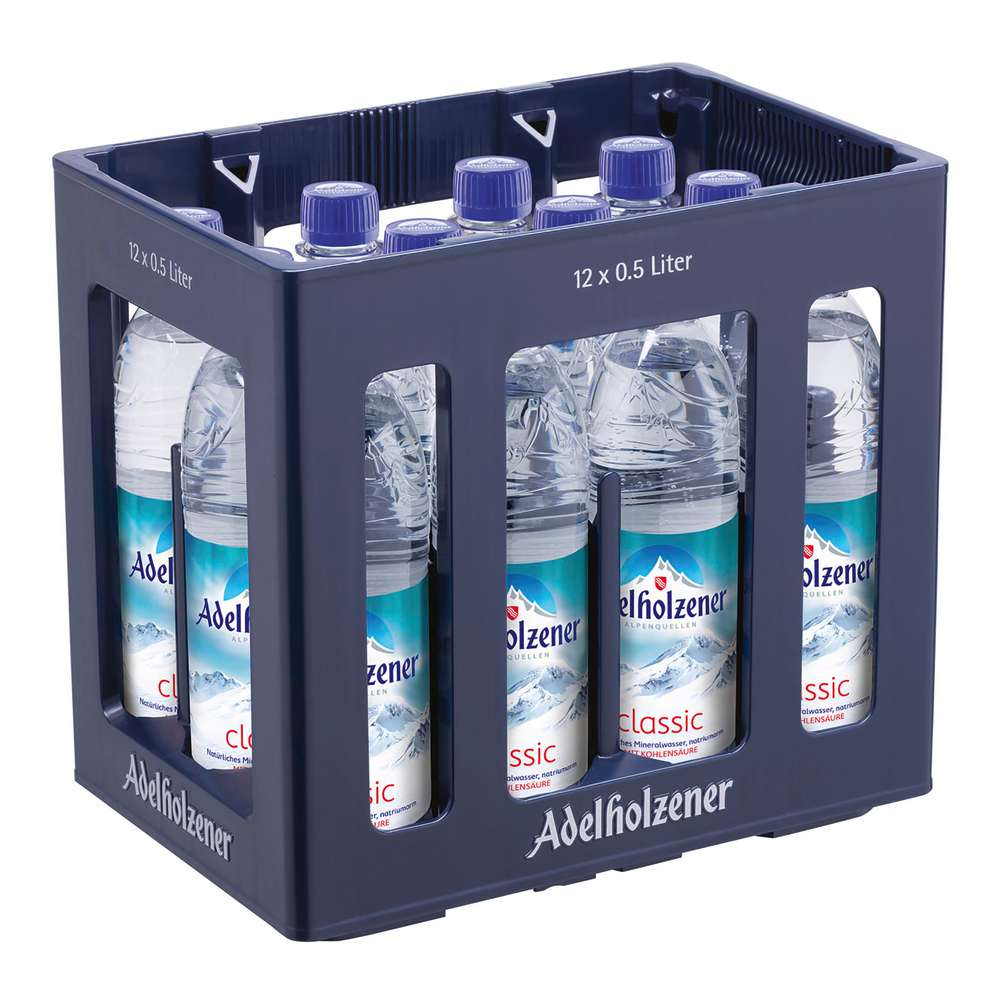 Produktabbildung Adelholzener Mineralwasser, Classic (12x 0,500 Liter)