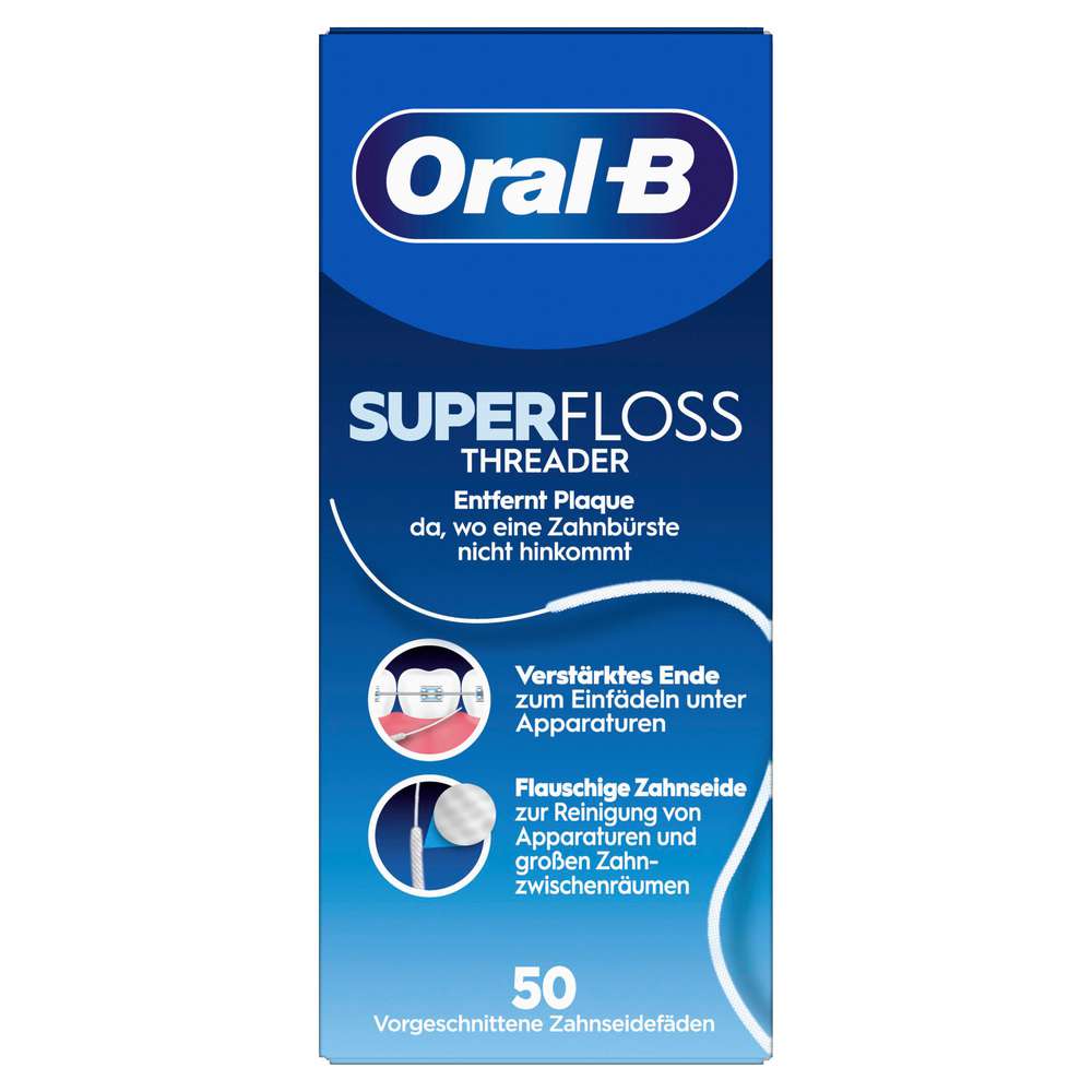 Produktabbildung Oral-B Threader Zahnseide, Fäden