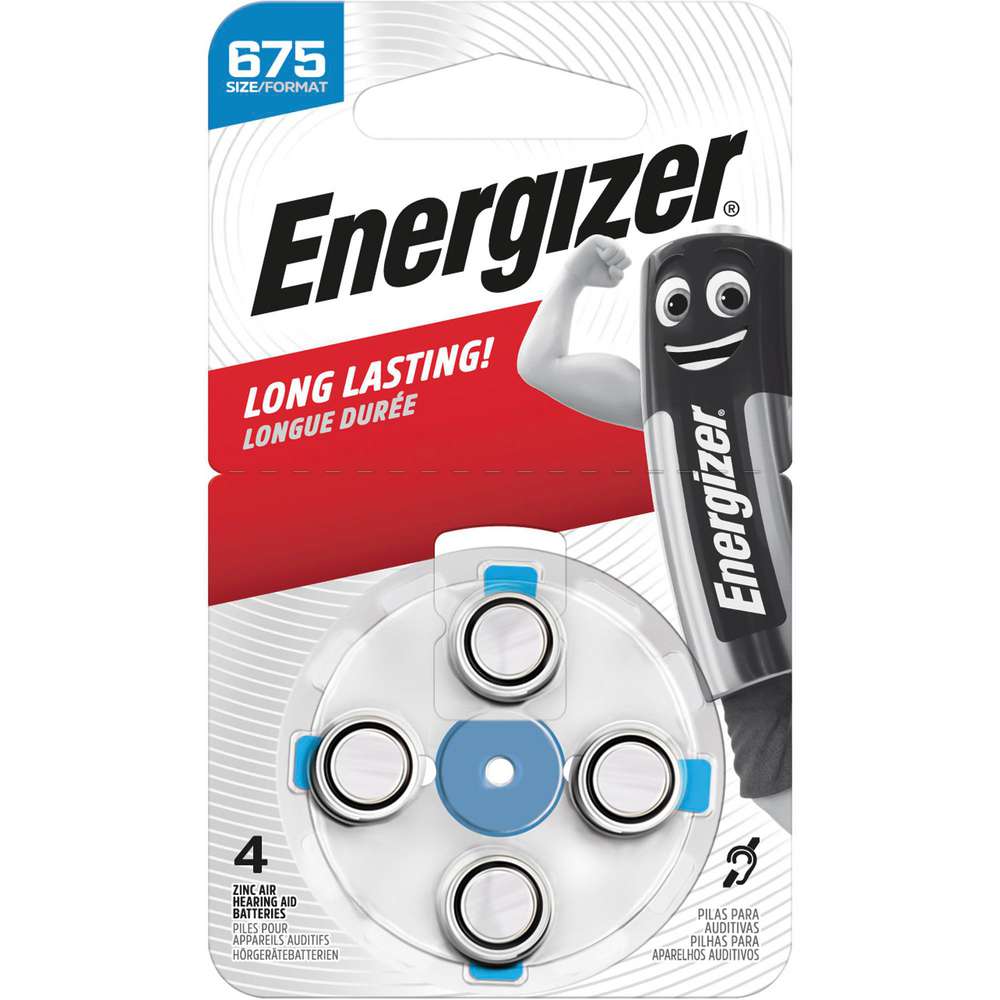 Produktabbildung Energizer Hörgerätebatterie Zinc-Air ENR EZ Turn & Lock (675) 1,4 Volt