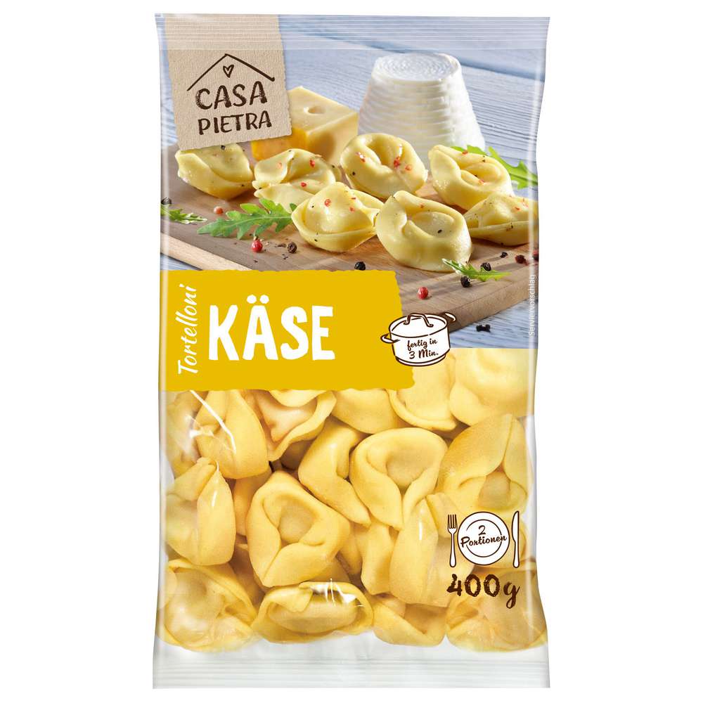 Produktabbildung Casa Pietra Tortellini, Käse