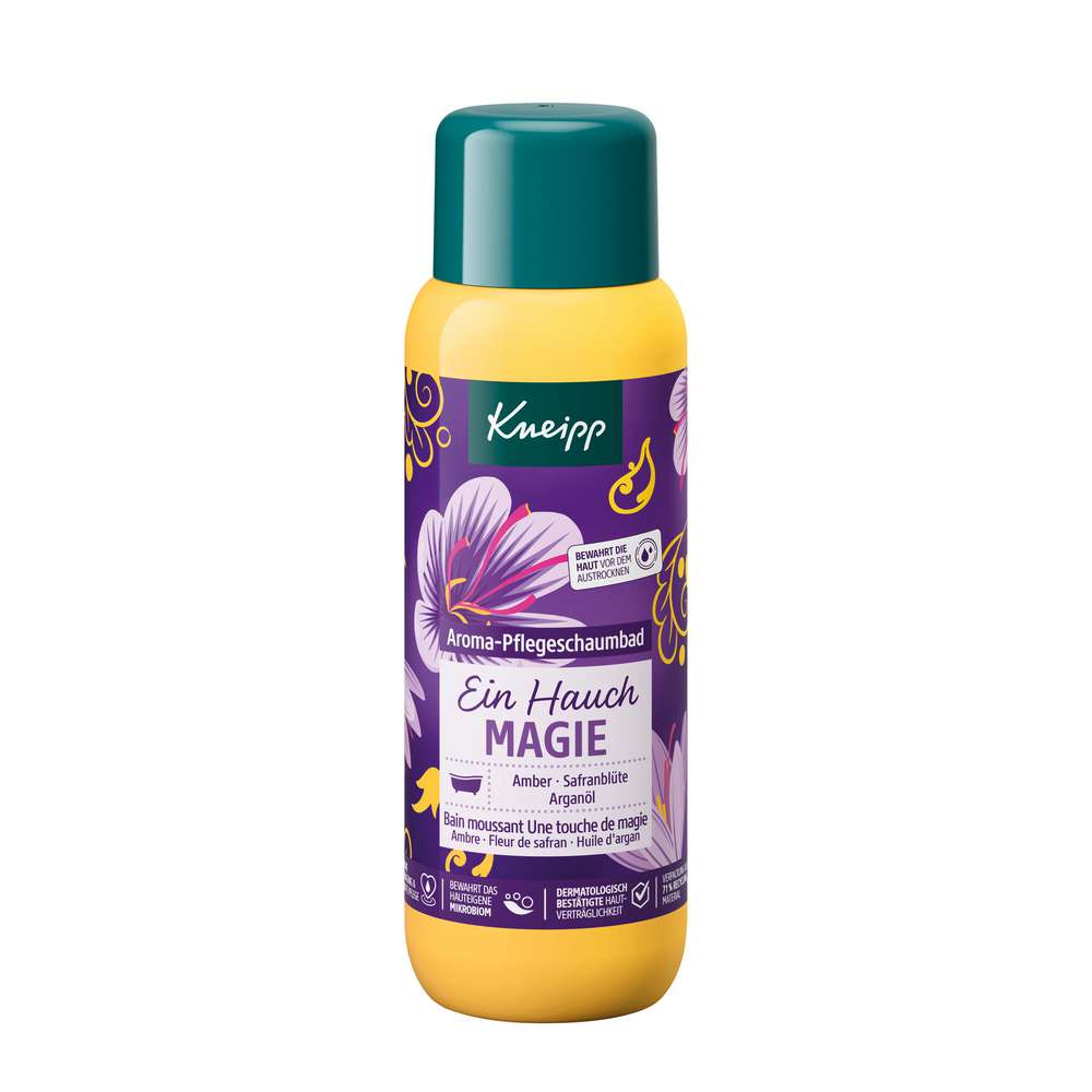 Produktabbildung Kneipp Aroma-Schaumbad Ein Hauch Magie, Amber/Safranblüte/Arganöl