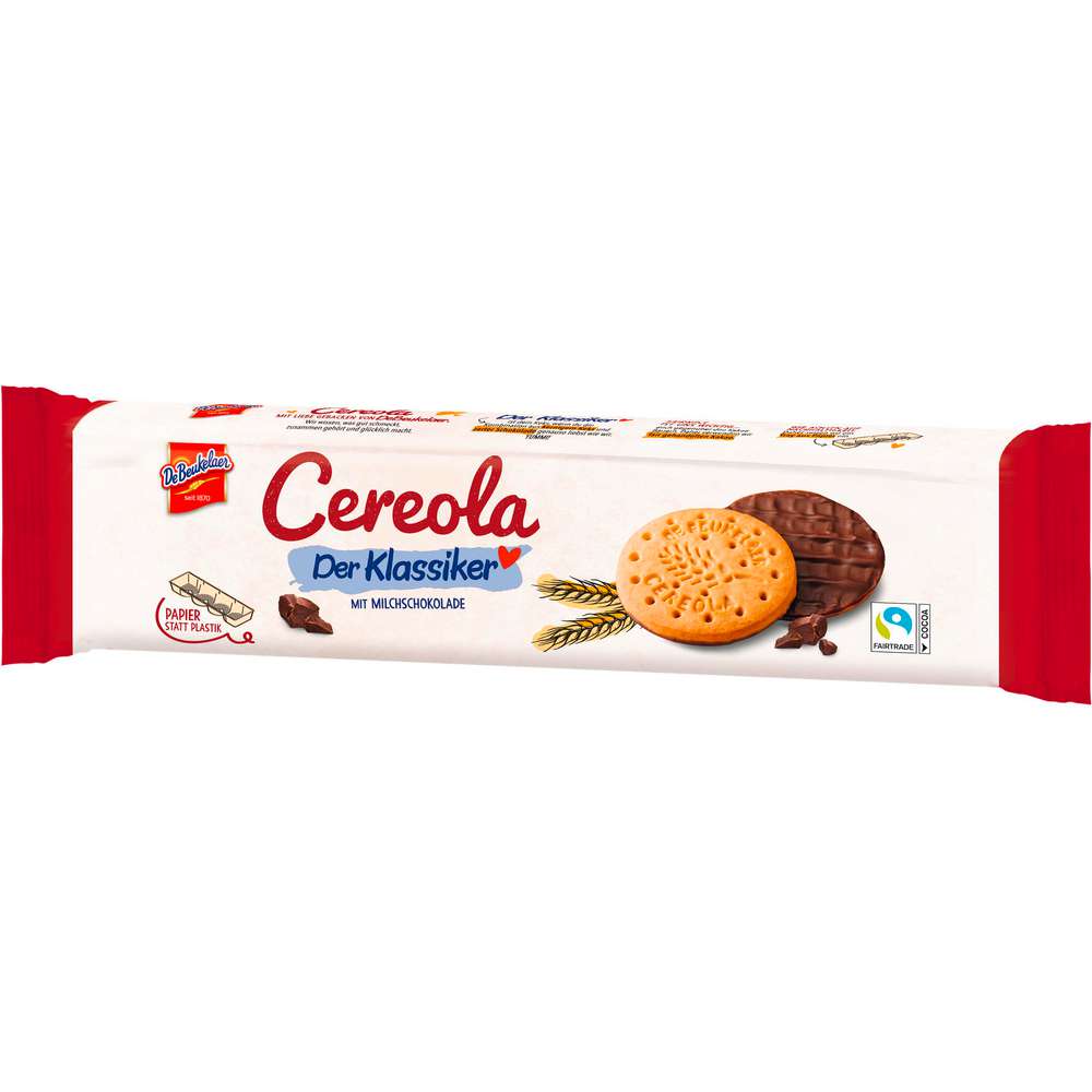 Produktabbildung De Beukelaer Cereola-Kekse, Milchschokolade