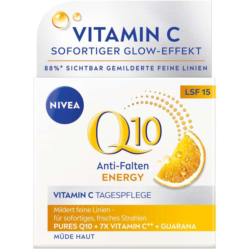 Produktabbildung Nivea Tagespflege Q10 Energy Anti-Falten LSF15