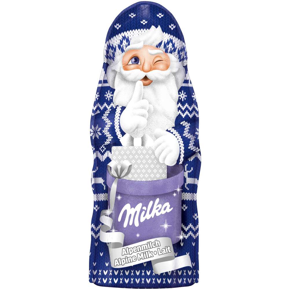 Produktabbildung Milka Weihnachtsmann, Alpenmilch