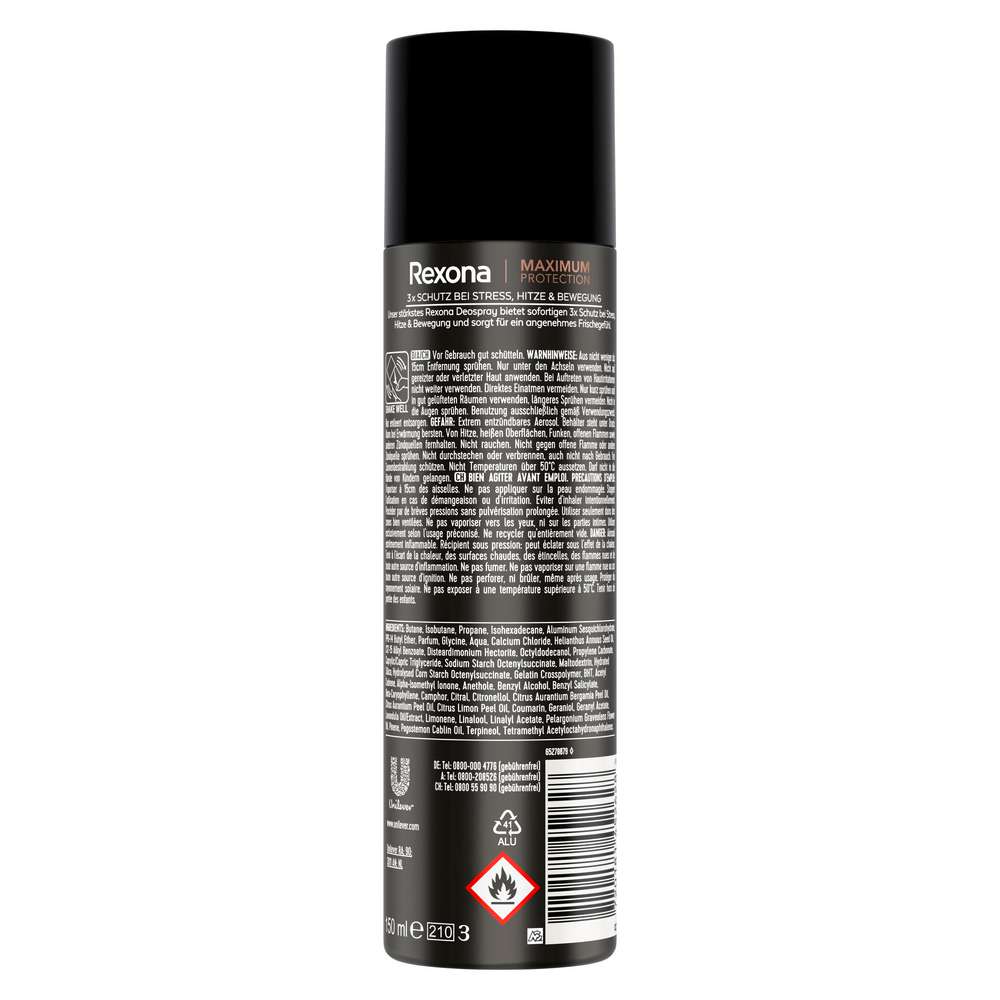 Produktabbildung Rexona Deo Spray Maximum Protection Men, Sport Defence