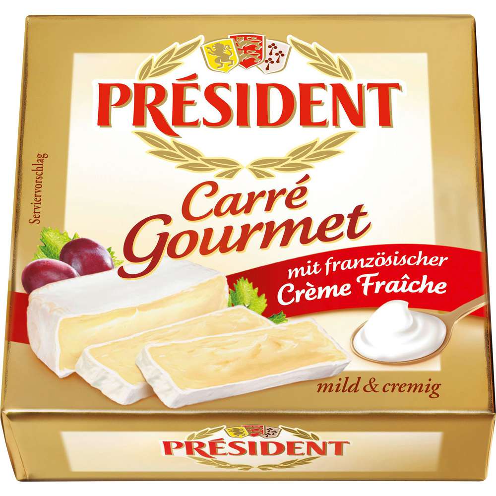 Produktabbildung President Weichkäse Carré Gourmet, Original