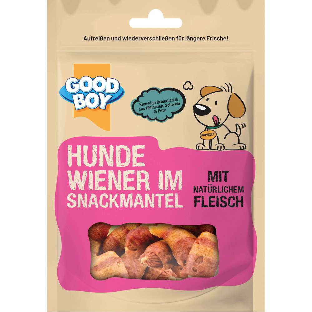 Produktabbildung Good Boy Hunde-Snack, Wiener im Snackmantel