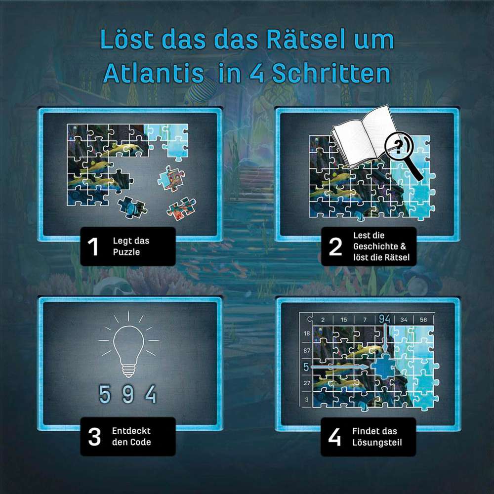 Produktabbildung Kosmos EXIT -  Puzzle Der Schlüssel von Atlantis