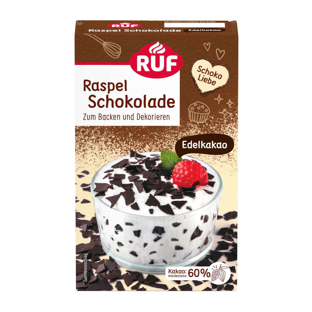 Produktabbildung RUF Raspelschokolade, Edelkakao