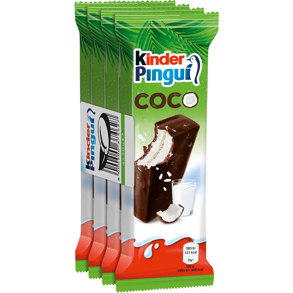 Produktabbildung Ferrero Kinder Pingui, Tropical Coco