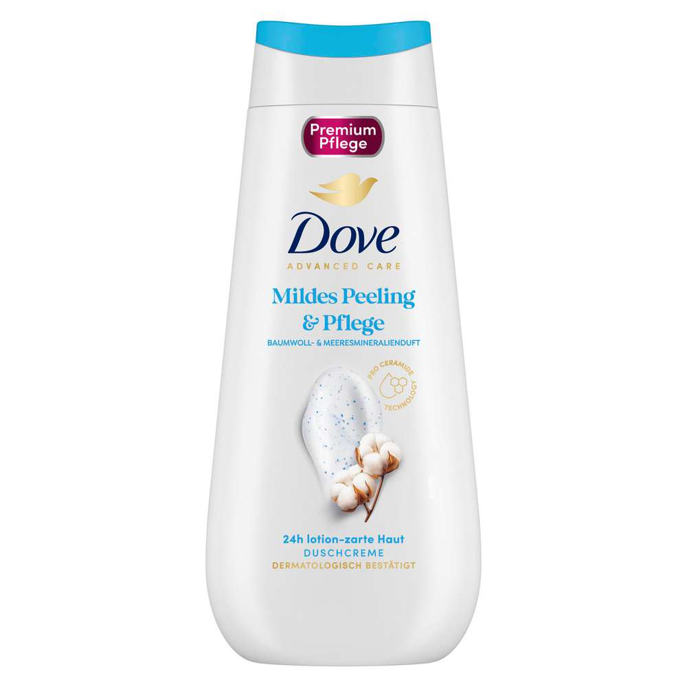 Produktabbildung Dove Duschgel Advanced, Baumwoll/Meeresmineralienduft