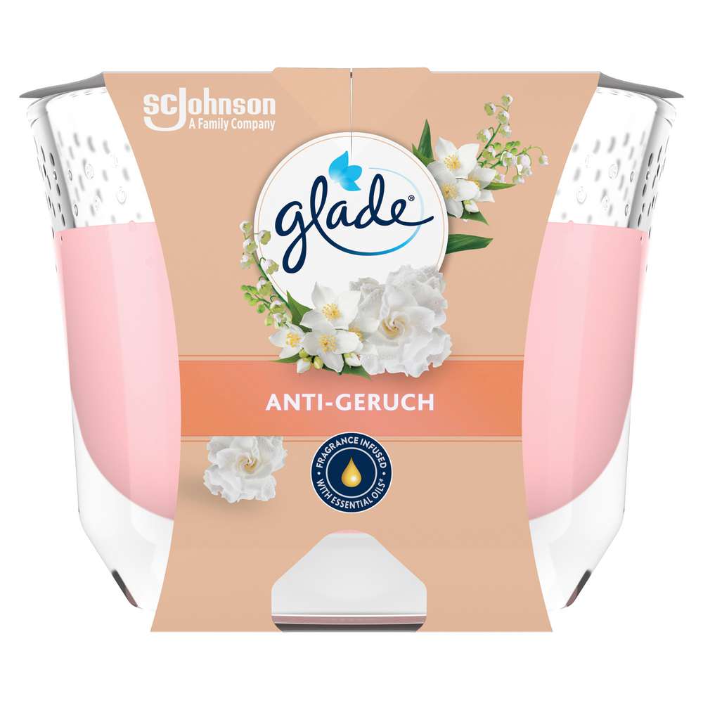 Produktabbildung Glade Duftkerze Premium, Anti Geruch