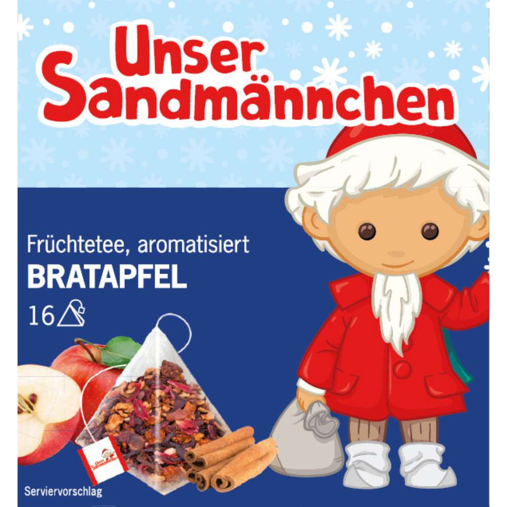 Produktabbildung Unser Sandmännchen Früchtetee Bratapfel 