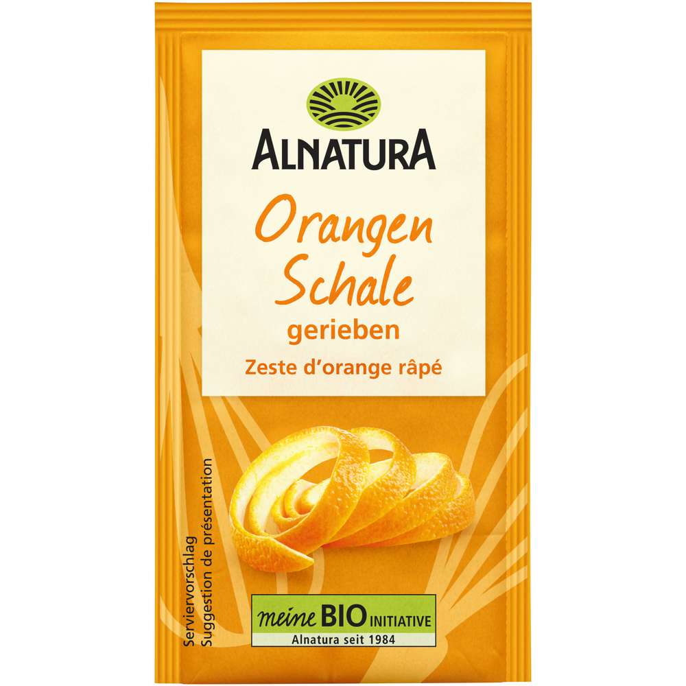 Produktabbildung Alnatura Bio Orangenschale, gerieben
