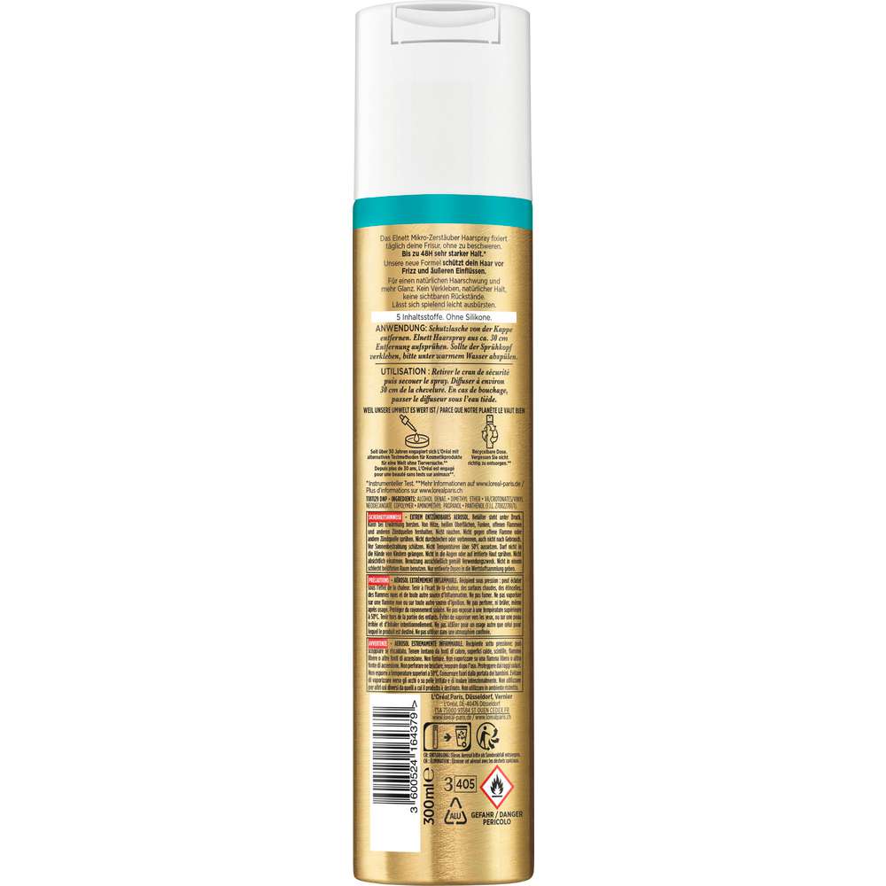 Produktabbildung L'Oreal Paris Elnett Haarspray, Parfümfrei