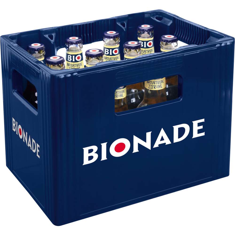 Produktabbildung Bionade Zitronen-Limonade, naturtrüb (12x 0,330 Liter)