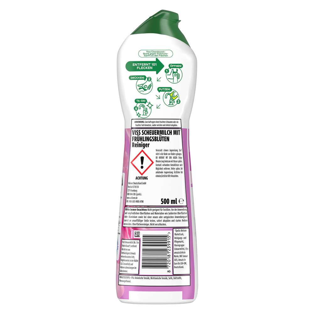 Produktabbildung Viss Scheuermilch, Frühlingsblüten