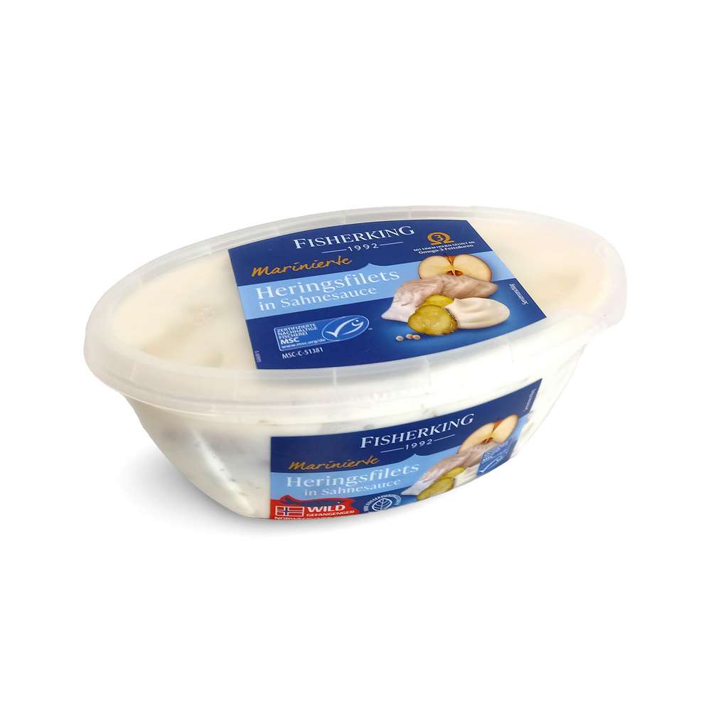 Produktabbildung Fisherking Heringsfilet in Sahnesauce