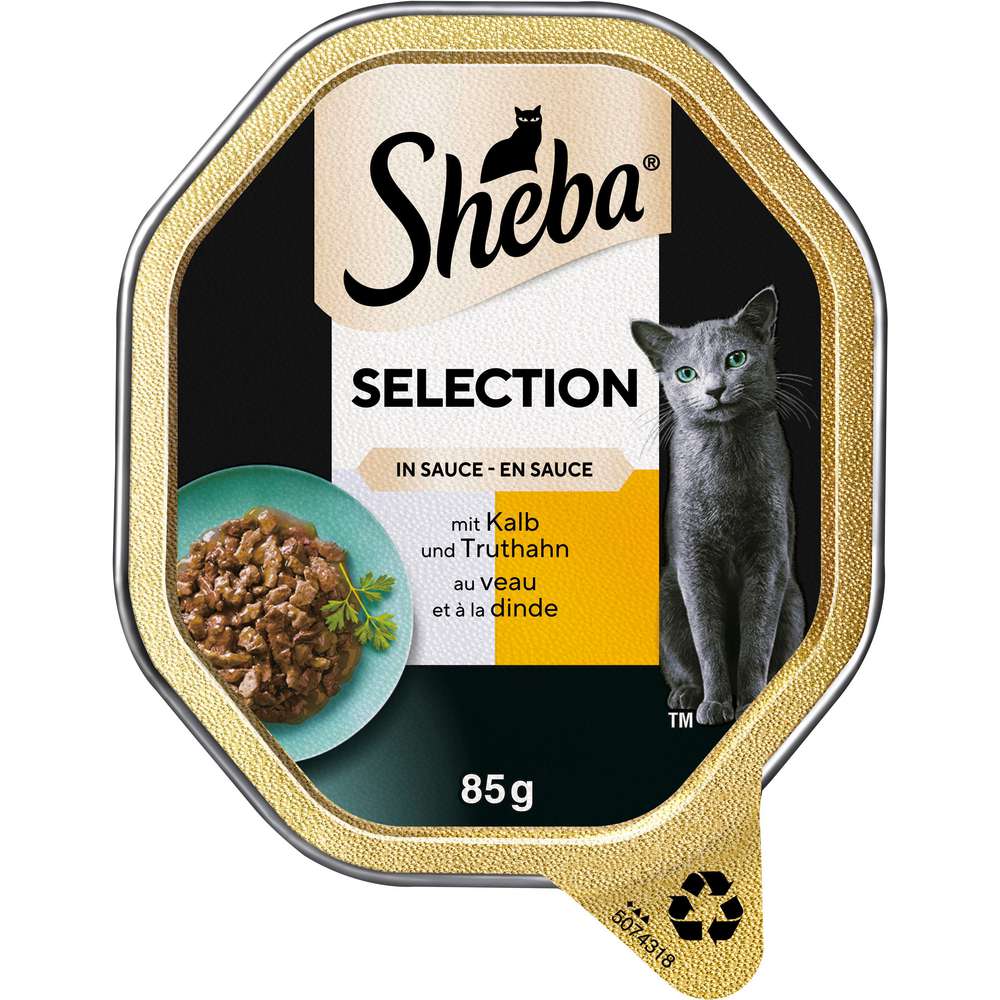 Produktabbildung Sheba Katzen-Nassfutter Kalb/Truthahn