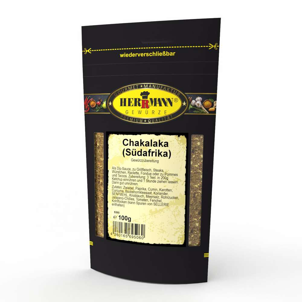 Produktabbildung Herrmann Gewürze Gewürzmischung Chakalaka (Südafrika)