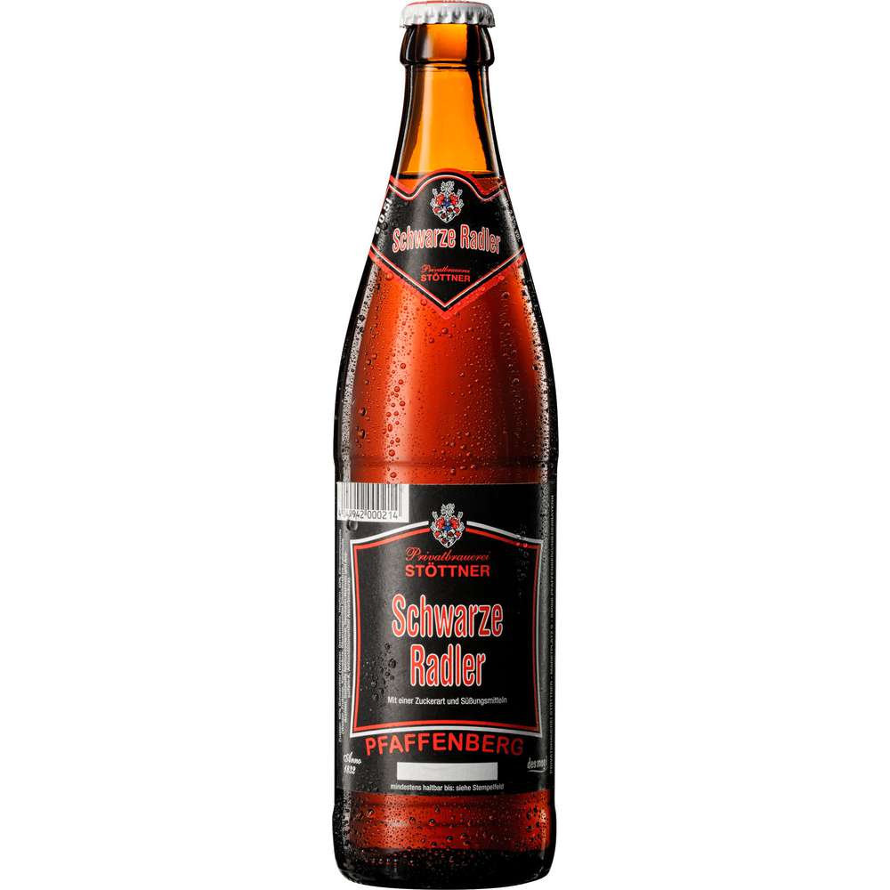 Produktabbildung Stöttner Biermischgetränk, Schwarze Radler 2,5%