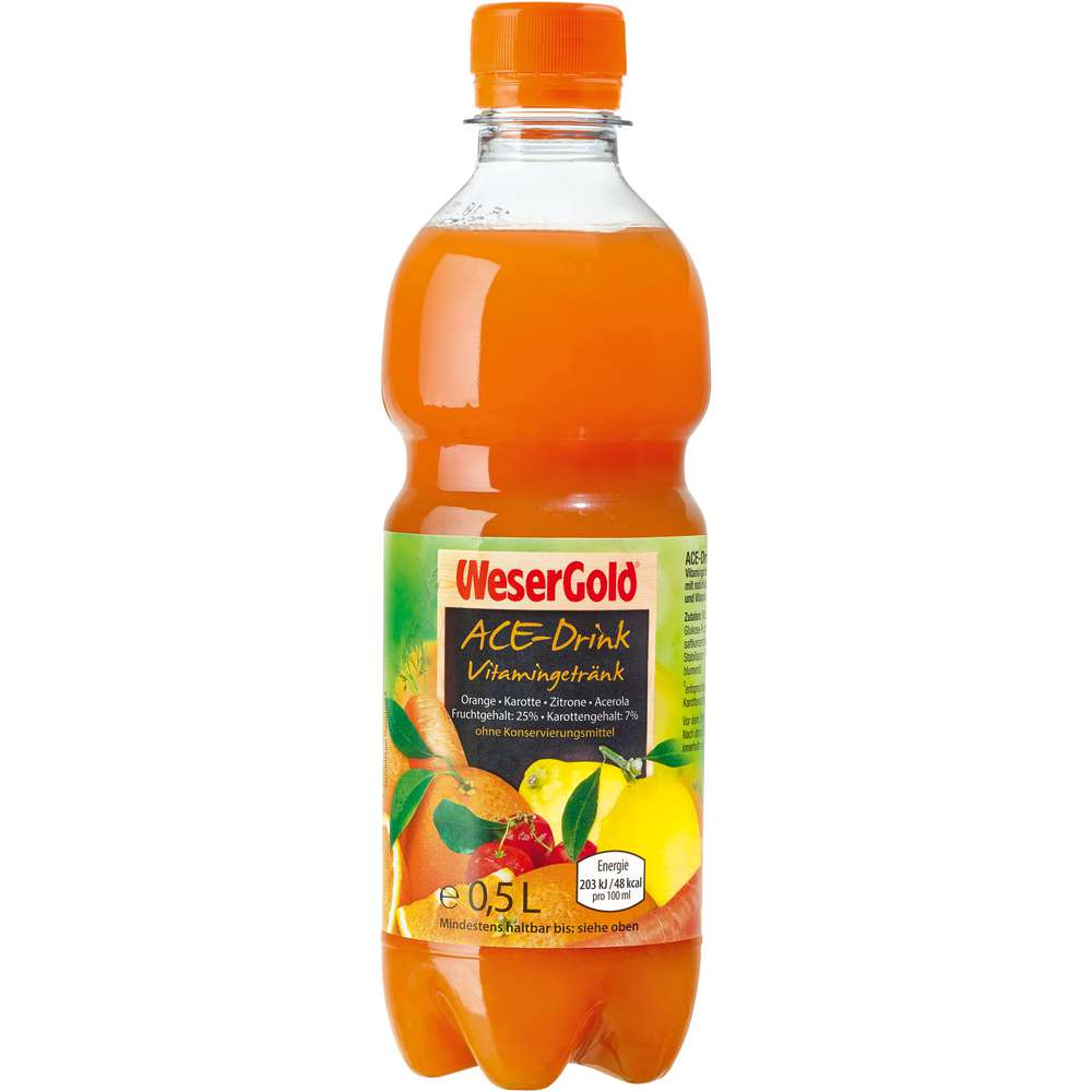 Produktabbildung Wesergold ACE Multivitaminsaft