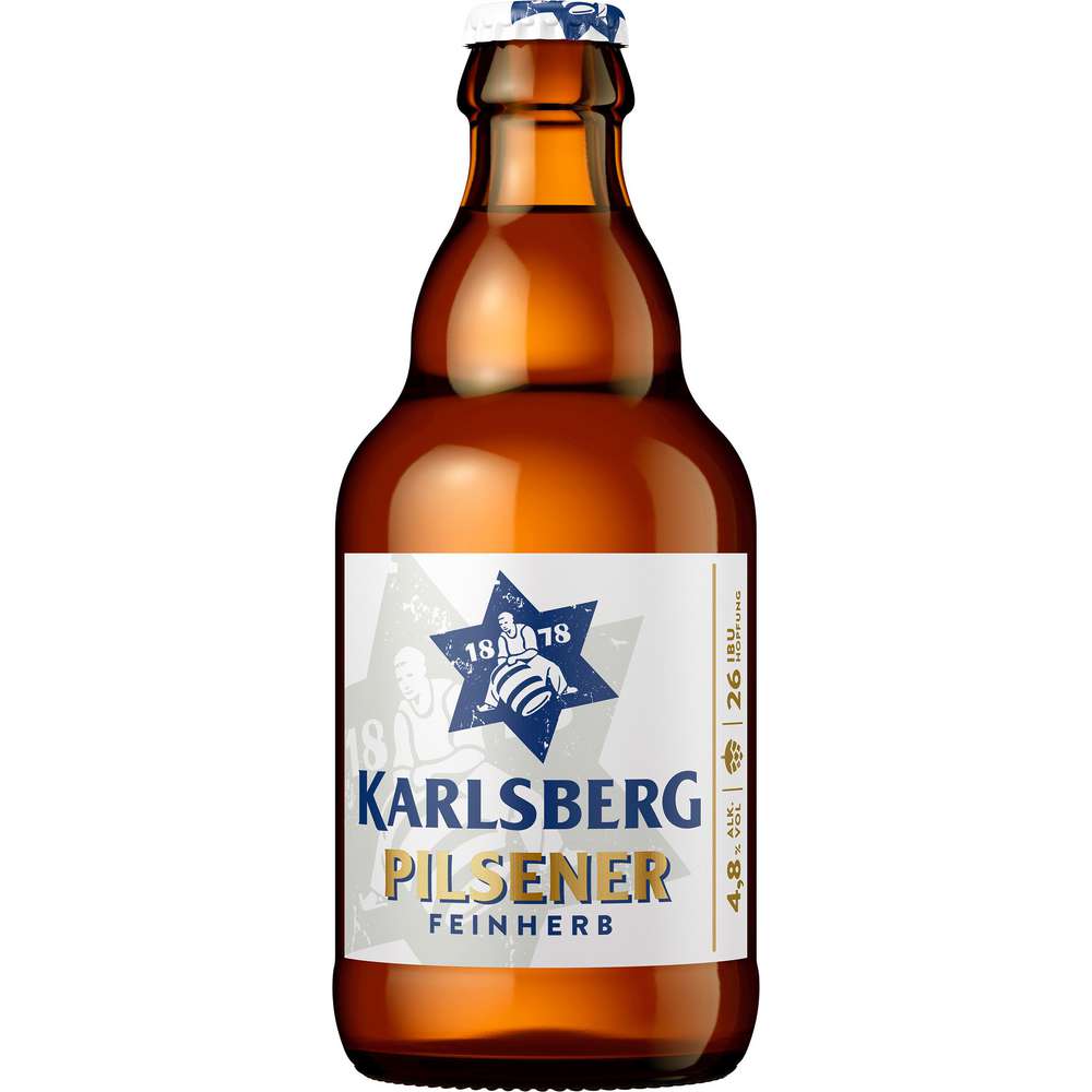Produktabbildung Karlsberg Pilsener Bier Feinherb, 4,8%