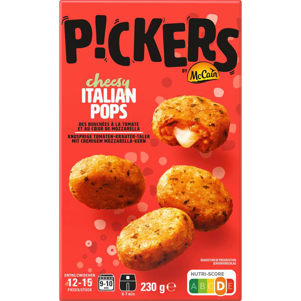 Produktabbildung McCain Italian Pops Pickers, tiefgekühlt
