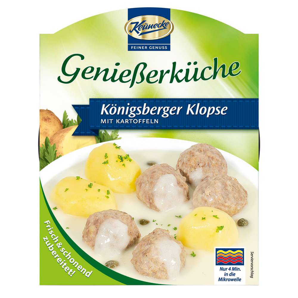 Produktabbildung Keunecke Königsberger Klopse mit Kartoffeln