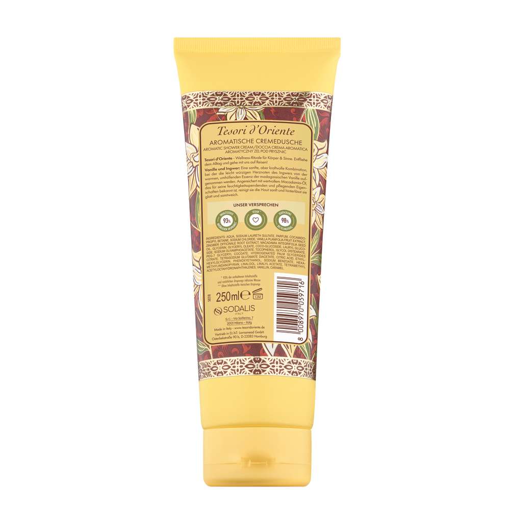 Produktabbildung Tesori d´Oriente Duschgel, Royal Vanilla