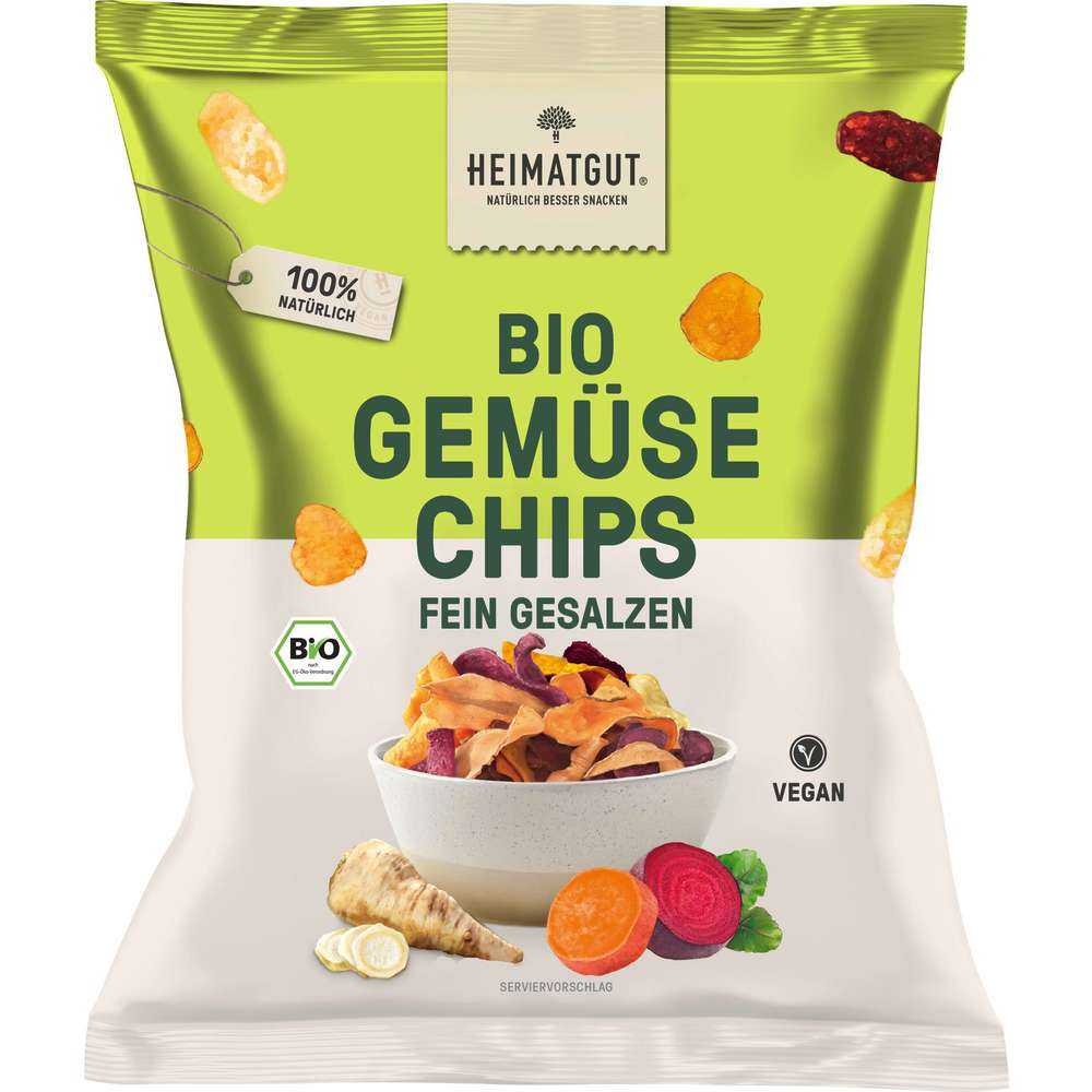 Produktabbildung Heimatgut Bio Gemüse Chips