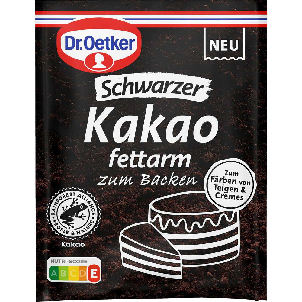 Produktabbildung Dr. Oetker Kakao zum Backen, schwarz