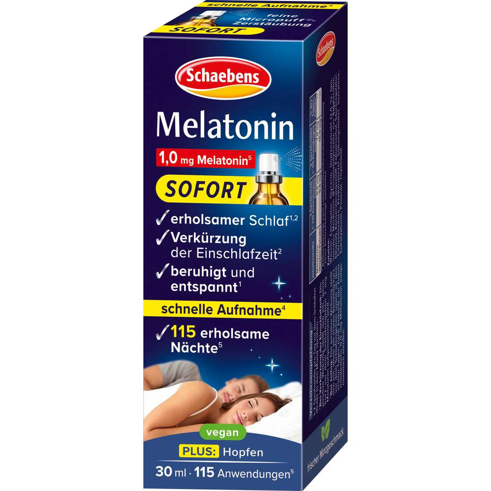Produktabbildung Schaebens Melatonin Sofort-Spray