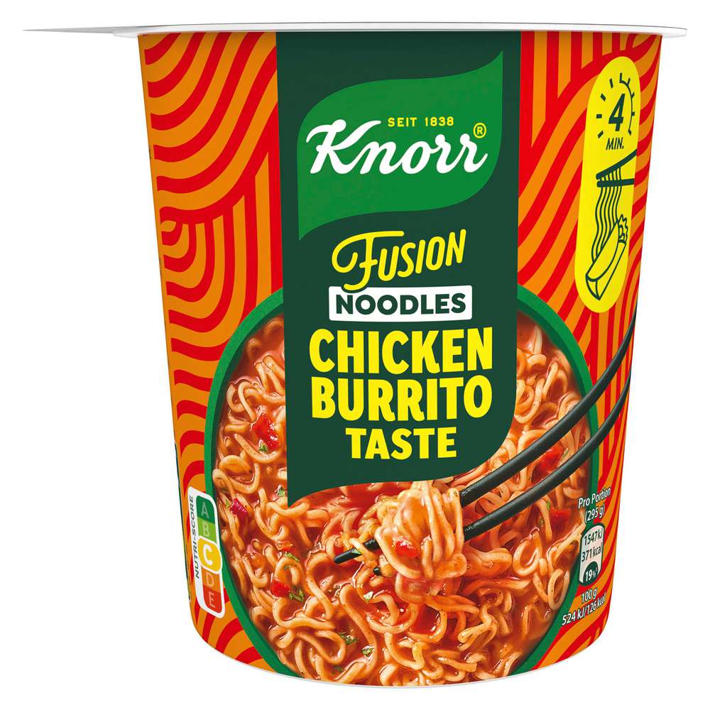 Produktabbildung Knorr Fusion Noodles, Chicken Burrito