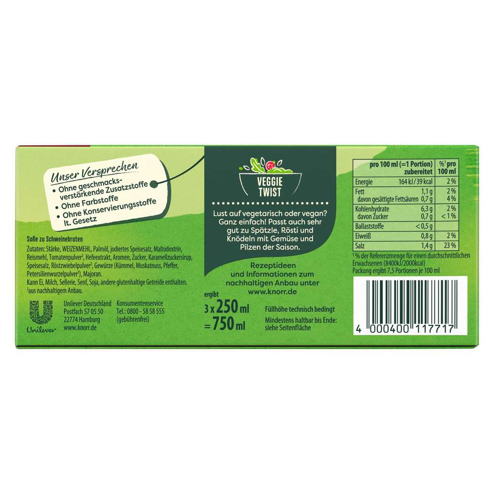 Produktabbildung Knorr Soße zu Schweinebraten