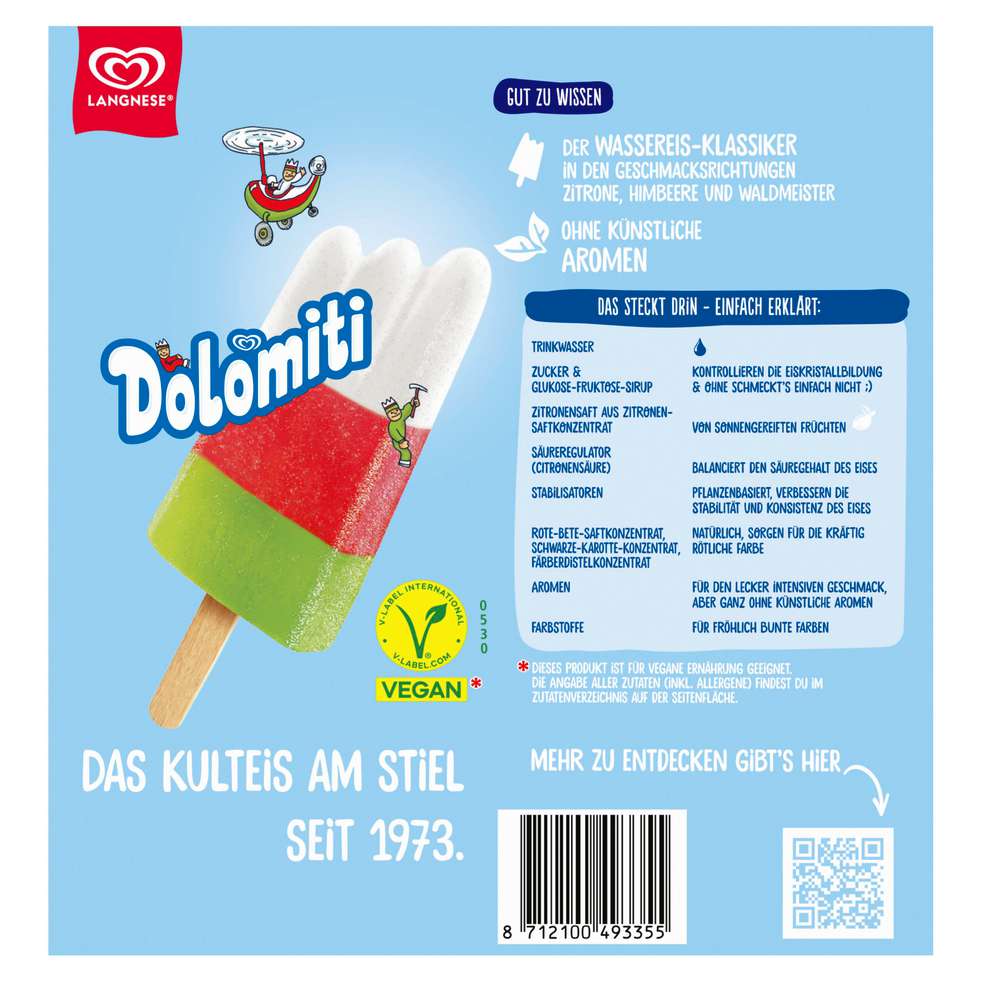 Produktabbildung Langnese Stiel-Eis Dolomiti
