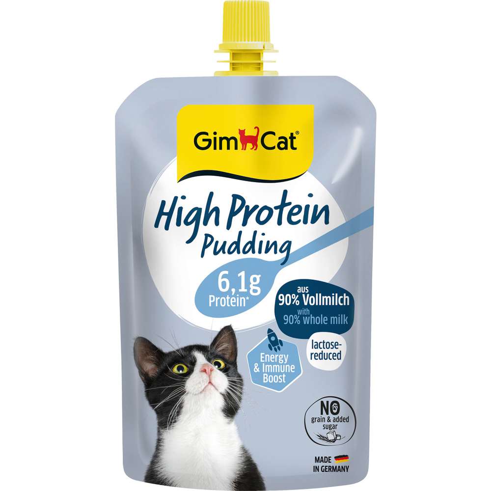 Produktabbildung Gimcat Katzen-Snack Pudding High Protein
