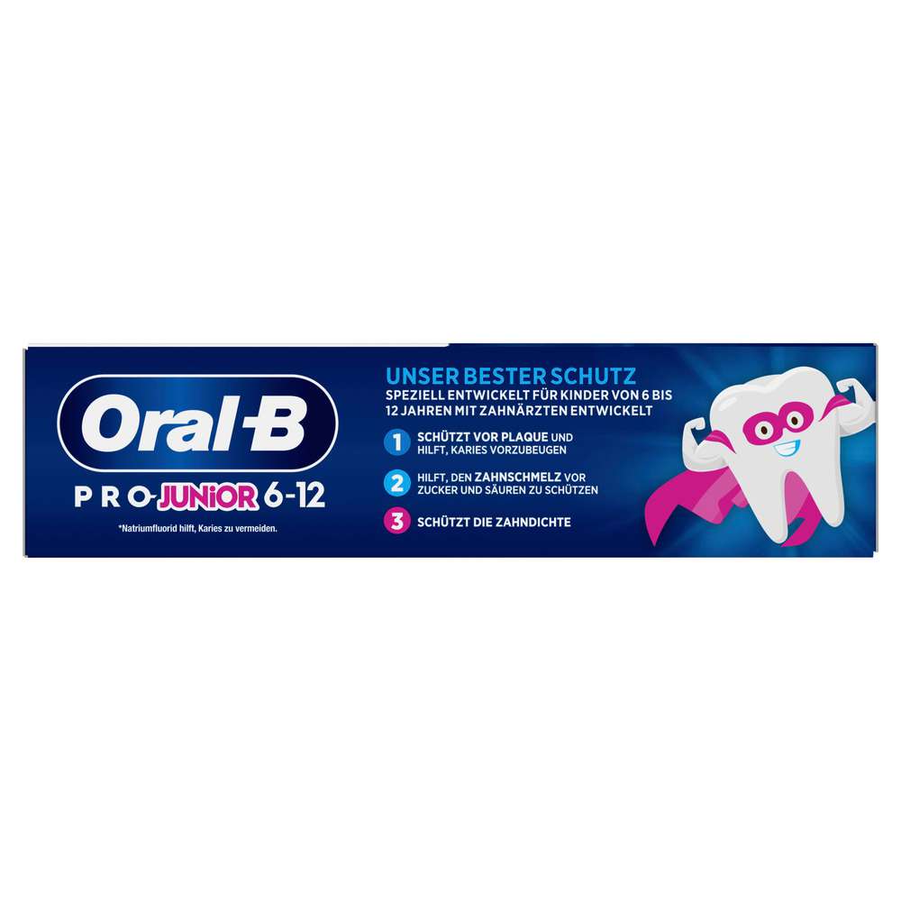 Produktabbildung Oral-B Zahncreme Pro-Junior, Frühe Kariesabwehr
