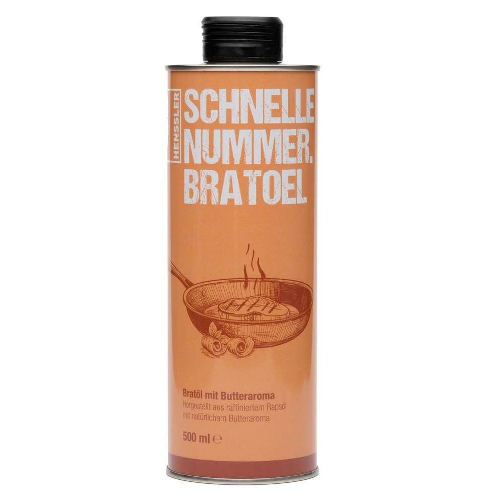 Produktabbildung Hensslers Bratöl mit Butter