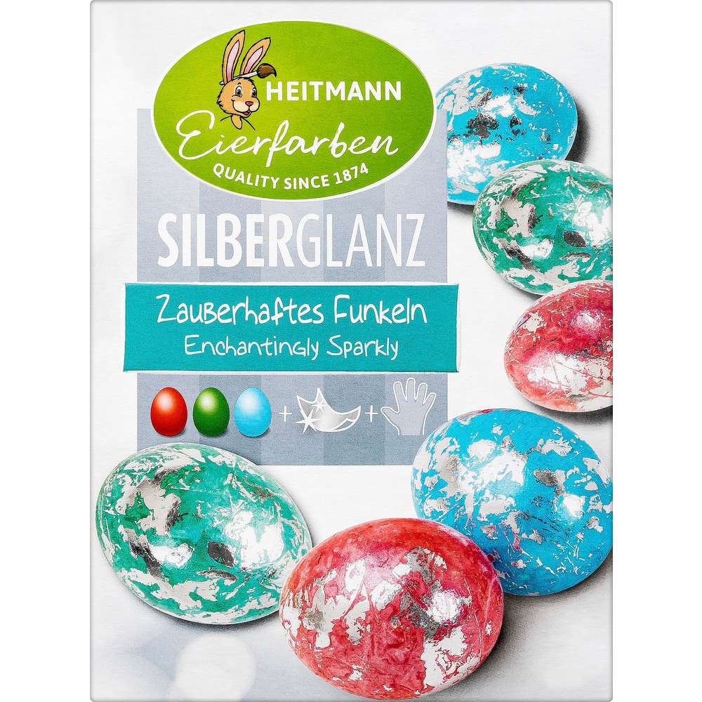 Produktabbildung Heitmann Eierfarben, Silberglanz