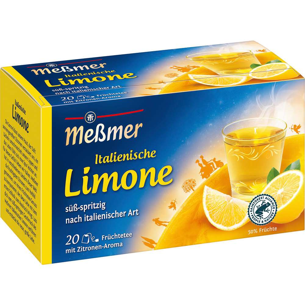 Produktabbildung Messmer Früchte-Tee Italienische Limone, süß-spritzig